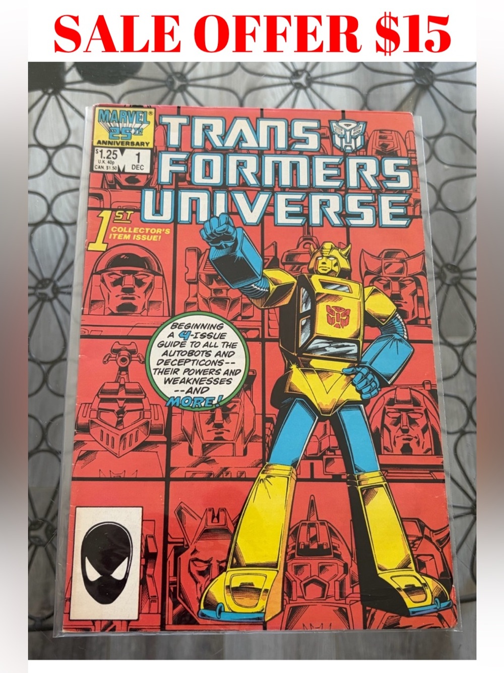 1986 Transformers Universe Bumblebee 1st Issue Marvel Comics Book